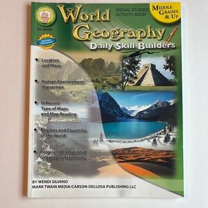 World Geography Daily Skill Builders Activity Paperback Book
